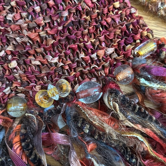 Dress scarf with tons of detail - Picture 2 of 4